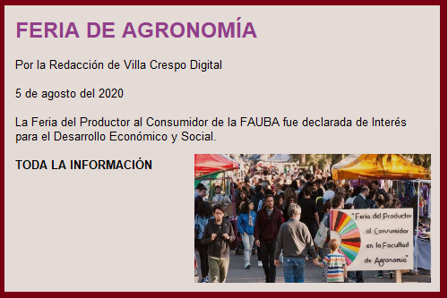 FERIA DE AGRONOMIA